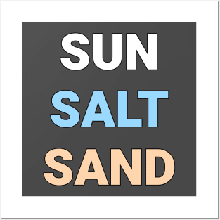 Sun salt sand beach wear Posters and Art